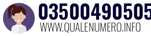 Numero di telefono 03500490505 03500490505