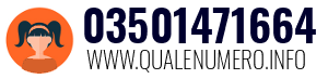 Numero di telefono 03501471664 03501471664