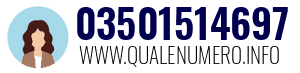 Numero di telefono 03501514697 03501514697