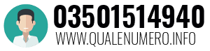 Numero di telefono 03501514940 03501514940