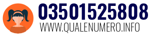Numero di telefono 03501525808 03501525808