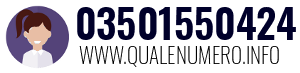 Numero di telefono 03501550424 03501550424
