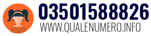 Numero di telefono 03501588826 03501588826