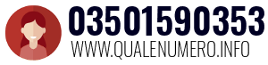 Numero di telefono 03501590353 03501590353