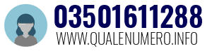 Numero di telefono 03501611288 03501611288
