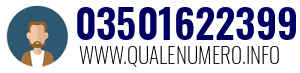 Numero di telefono 03501622399 03501622399