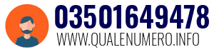 Numero di telefono 03501649478 03501649478