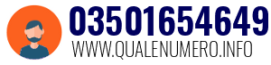 Numero di telefono 03501654649 03501654649