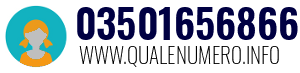 Numero di telefono 03501656866 03501656866