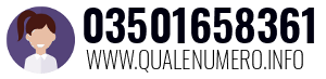 Numero di telefono 03501658361 03501658361