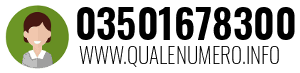Numero di telefono 03501678300 03501678300