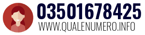 Numero di telefono 03501678425 03501678425