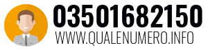 Numero di telefono 03501682150 03501682150