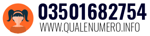 Numero di telefono 03501682754 03501682754