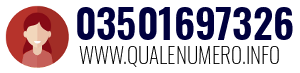 Numero di telefono 03501697326 03501697326