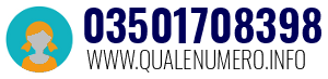 Numero di telefono 03501708398 03501708398