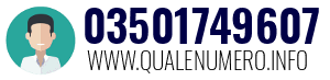 Numero di telefono 03501749607 03501749607