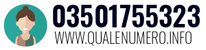 Numero di telefono 03501755323 03501755323