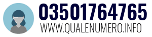 Numero di telefono 03501764765 03501764765