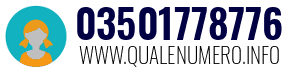 Numero di telefono 03501778776 03501778776