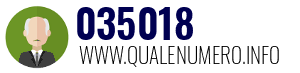 Numero di telefono 035018 035018