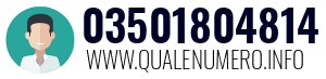 Numero di telefono 03501804814 03501804814