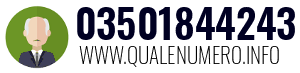 Numero di telefono 03501844243 03501844243
