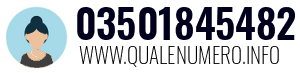 Numero di telefono 03501845482 03501845482