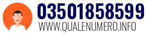 Numero di telefono 03501858599 03501858599