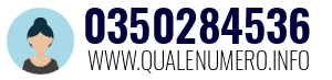 Numero di telefono 0350284536 0350284536