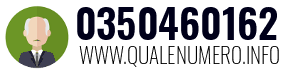 Numero di telefono 0350460162 0350460162