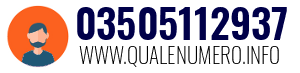 Numero di telefono 03505112937 03505112937