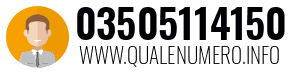 Numero di telefono 03505114150 03505114150