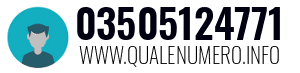 Numero di telefono 03505124771 03505124771