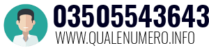 Numero di telefono 03505543643 03505543643