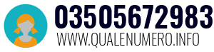 Numero di telefono 03505672983 03505672983