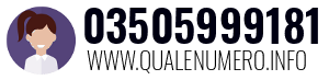 Numero di telefono 03505999181 03505999181
