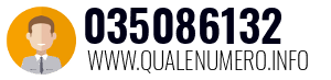Numero di telefono 035086132 035086132