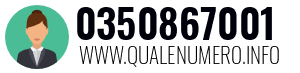 Numero di telefono 0350867001 0350867001