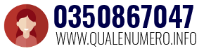 Numero di telefono 0350867047 0350867047