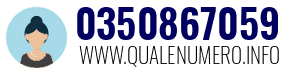 Numero di telefono 0350867059 0350867059