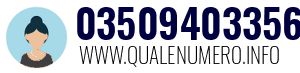 Numero di telefono 03509403356 03509403356