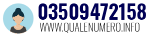 Numero di telefono 03509472158 03509472158
