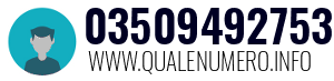 Numero di telefono 03509492753 03509492753