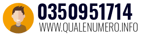 Numero di telefono 0350951714 0350951714