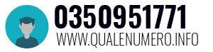 Numero di telefono 0350951771 0350951771