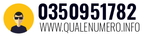 Numero di telefono 0350951782 0350951782
