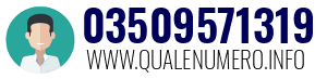 Numero di telefono 03509571319 03509571319