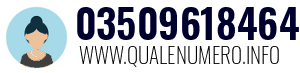 Numero di telefono 03509618464 03509618464