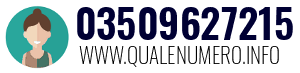Numero di telefono 03509627215 03509627215